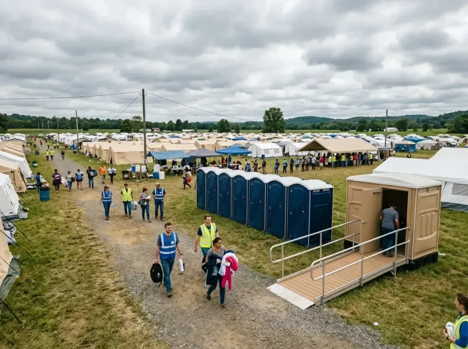 disaster-relief-camp-restrooms-010 — frequently asked questions, Dumpster & Portable Bathrooms Rental in Fulton, MO